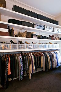 My ultimate safe haven. Storage is a great way to tidy up. Also if you don't have the time to look for unique storage solutions try on-live for vintage trunks and make your wardrobe simply fabulous! x