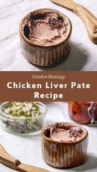 Enjoy the best food in the world with Gordon Ramsay’s Liver Pate. With just chicken livers, butter, garlic, and thyme in this easy recipe, you can make a delicious meal in 20 minutes. When served in ramekins, this pate’s rich, smooth texture is sure to impress your guests.