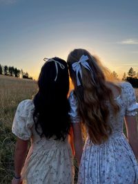 #friendshipgoals #bows #haircolor #dresses #photoshoot