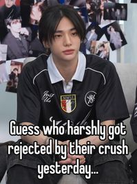 he said "I don't care" harshly and then rolled his eyes at me and stormed off. #whisper #skz #crush #hyunjin