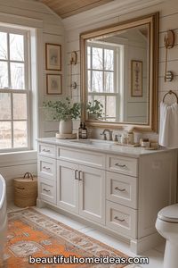 Fabulous Farmhouse: 20 Best Bathroom Vanity Ideas for a Beautiful Bathroom - Beautiful Home Ideas