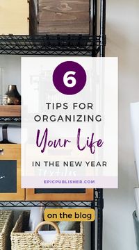 Embrace the new year with clarity and purpose by organizing your life! 🌟 Our "Six Tips For Organizing Your Life in the New Year" will guide you through decluttering your home and revitalizing your space. Start your journey to a more organized and stress-free life today. Discover the art of decluttering and achieving a balanced, harmonious living environment.