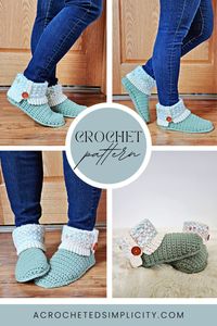 Cozy up in style with a pair of Hibernation crochet slipper boots! Perfect for chilly evenings or as a thoughtful crochet gift, these slipper boots combine comfort and fashion effortlessly. Crochet slippers are ideal for lounging around the house. Explore a variety of yarn colors and buttons to match this free crochet slipper boot pattern to your personal style!