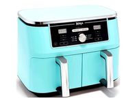 Ninja DZ401 DZ402Q 10-Quart 6-in-1 Dual Zone XL 2-Basket Air Fryer Pick turquoise Color (Renewed)