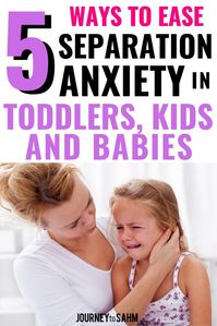 Learn the best separation tips for babies, toddlers, and children at home and at school, including preschool and daycare. Simple ways to teach your kids how to overcome this disorder and ideas to make moms and parents life easier. #parentingtips #parentingtoddlers #parentingbaby #parentingkids