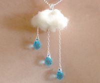 ENGLISH+SUMMER+++Rain+and+Cloud++NECKLACE+by+MIXKO+on+Etsy,+$30.00