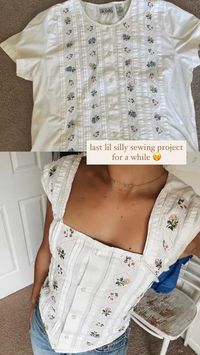 thrift flip  • sewing  • upcycle  • sewing project  • sewing inspo  • east sewing shirt  • thrifting