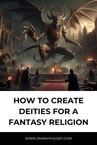 if you're designing a fantasy religion, it's important to also design a deity or central figure of worship. here's how you can design your own for your next world building project