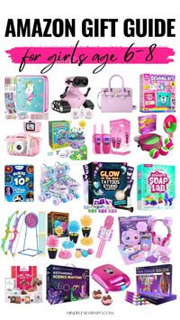 Explore the most exciting Christmas gifts for 6-8 year old girls on Amazon this year. Find toys and treasures that inspire joy and creativity.