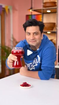 Kunal Kapur on Instagram: "Spice up your winters with this tangy and refreshing Beetroot Kanji 🌸🥤—a probiotic powerhouse that's as good for your gut as it is for your taste buds! Try this traditional recipe and sip your way to health. 

#BeetrootKanji #WinterSpecial #HealthySips #ProbioticDrink #GutHealth #DesiVibes #HomemadeGoodness #FermentedDrinks #HealthyLifestyle #IndianRecipes #FoodieLove #FlavorfulTraditions #winterdrinks"