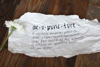 The acupuncture diaries, a first timer discusses her acupuncture experiences.  Beautifully presented