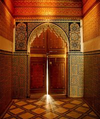 Marrakech, Morocco~~ Bahia Palace door.   by amorey, via Flickr