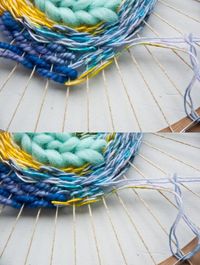 Weaving Techniques || Changing Thread in a Circle Weave | The Weaving Loom