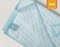 Free Elegant Full Towel Mockup