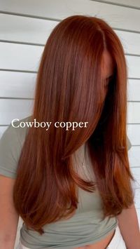 HAIR COLORIST LI,NY| Amber Todaro on Instagram: "You’re definitely going to be seeing the Cowboy/cowgirl copper (whatever they’re calling it) EVERYWHERE this fall 🤎🍁 • Formula: whole head redken color fusion 7cr with 10 volume on her virgin level 6 hair. Glossed with 7cr and a splash of 6cb • • • • • • • • Hair, redhead , hairdresser, brunette, hair color , copper hair #hair #hairstylist #hairdresser #copperhair #cowgirlcopper #cowboycopper"