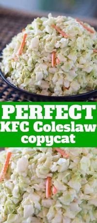 KFC Coleslaw (Copycat) - Dinner, then Dessert