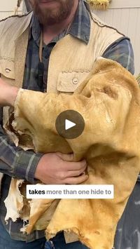 22K views · 3.8K reactions | How to make the nicest fabric on earth; brain tanned buckskin. I smoke the buckskin to make it water resistant, so it always stays soft and preserved. It’s even machine washable! #DIY #deerskins #buckskin #preservation #wildernessskills | Seth Larsen