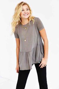 Truly Madly Deeply Dusty Road Peplum Tee