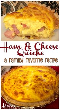 Ham and Cheese Quiche- Family Favorite #recipe using Mealthy Handblend! #MealthyMoms - Mom Does Reviews