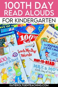 Celebrate 100 days of school with these must-read books for kindergarten! 🎉📚 This curated list of 100th day read alouds will inspire and delight your students while making this milestone unforgettable. Perfect for your 100th day of school classroom celebration!