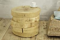 Tree slabs side table Wooden slices side table Table Tree