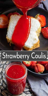 Indulge in the lusciousness of strawberry coulis! This delightful homemade strawberry sauce adds a burst of vibrant flavor to any dish. Drizzle it over desserts, pancakes, or even savory creations for a touch of sweetness. The perfect solution to savor the abundance of summer strawberries!