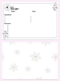 Free Printable Recipe Card