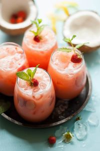 Strawberry Coconut Lemonade!