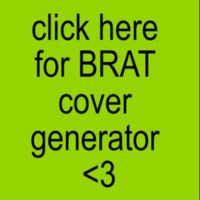 Brat Album cover generator