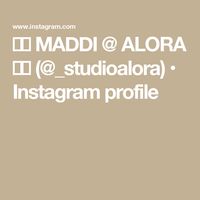 🌸✫ MADDI @ ALORA ✰🌸 (@_studioalora) • Instagram profile