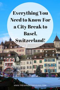 Everything You Need to Know For a City Break to Basel, Switzerland!  Basel is located in North West Switzerland, it's known as the cultural capital of Switzerland due to its many museums but there's also a lot more to do. In this post I give you everything you need to know about Basel including when to go, how to get there, how to get around, where to stay, what to do and where to eat! #basel #switzerland #europe #lovebasel