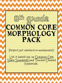 An entire year's worth of word work for 8th grade! Prefixes, suffixes and roots galore!  Awesome resource!! #wordwork #vocabulary #prefixes #suffixes #roots