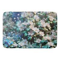 Pearlescent Flora Bath Mat