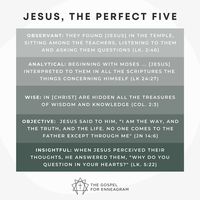 🔥 Jesus is the Perfect Five! 👊🏽. Over the next few weeks we are taking an in-depth look at how Jesus embodies the main characteristics of each type. #enneagram5 #enneagram5w4 #enneagram5w6⁠