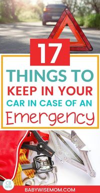 17 things to keep in your car in case of an emergency. Over 17 items you should keep in your car in case of an emergency. This post helps you set up an emergency car kit so you can stay safe on the road. #emergencyprep #emergencypreparedness #carkit #emergencycarkit