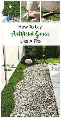 How To Lay Artificial Grass Like A Pro - A Pretty Fix