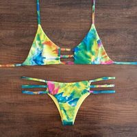 Fashion printing hollow out sexy bikini – Love Fashion