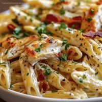 Delicious Crack Chicken Penne Recipe - My Home Made Recipe