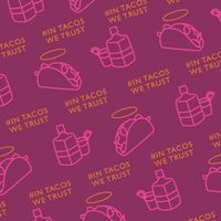 For Mexican food brand THE GOOD TACO, we designed a pattern suite based on the tacos and sauces crafted with love by the restaurant owners. It includes custom illustrations & the brand's logo mark. These patterns are perfect for custom tissue paper, food packaging boxes, thank you cards, business cards, and can be used on websites. To work with us on custom branding like this for your business, visit our website at https://uhmo.nl/en/ or our instagram at brandingstudio_uhmo.