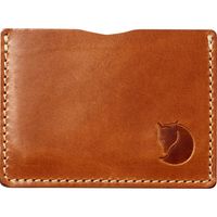 Classic card holder in vegetable-tanned leather, perfect as a minimalistic wallet for bank cards. Made in Sweden from rustic leather.