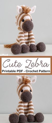 Make a Cute Zebra Сrochet toys patterns #crochettoyspatterns #crochet #crochettoy #crochettoys 1.629