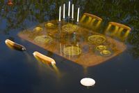 Submerged Table, Kumpula Botanic Gardens, Helsinki