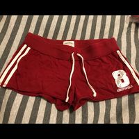 Aeropostale Maroon Y2k Lounge Or Exercise Shorts. Nwot Double White Stripes On Both Sides