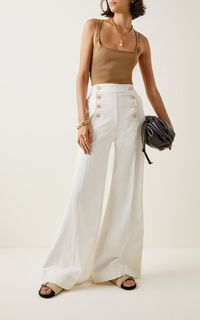 Postcard Rigid High-Rise Flared-Leg Sailor Jeans By Zimmermann | Moda Operandi