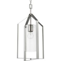 Progress Lighting - P500431-009 - One Light Foyer Pendant - Brushed Nickel