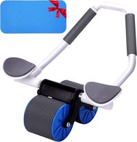 Automatic Rebound Abdominal Wheel,Ab Roller Wheel Exercise with Elbow Support,abs roller,Self-retracting Design - Ideal Ab Workout Equipment for Home Exercise Color:blue Purchasee link! https://amzn.to/477dDDl