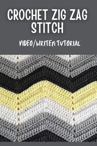 Master the eye-catching crochet zig zag stitch with this easy-to-follow guide! Perfect for adding a dynamic pattern to your projects, this stitch is ideal for blankets, scarves, and more. Whether you're a beginner or an experienced crocheter, you'll love the texture and movement this stitch brings. Start your next creative adventure with the crochet zig zag stitch today!