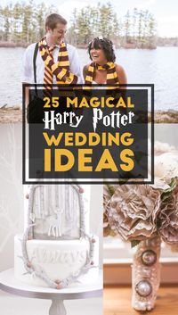 25 Completely Magical "Harry Potter" Wedding Ideas