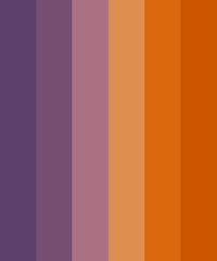 Dull Orange and Purple Color Palette