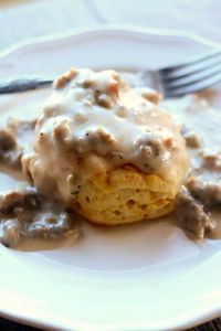 Yummiest country style gravy in your Instant Pot